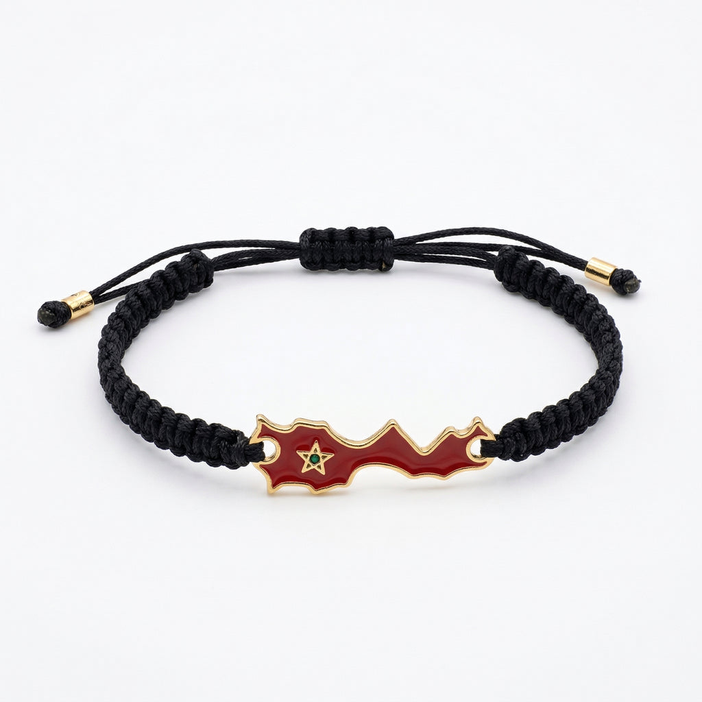 Morocco Map Bracelet