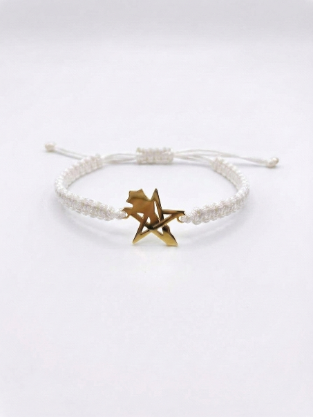 Bracelet with Star and Morocco Map
